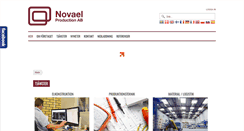 Desktop Screenshot of novael.se