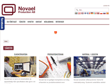 Tablet Screenshot of novael.se
